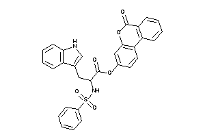 2-(benzenesulfonamido)-3-(1H-indol-3-yl)propionic Acid (6-ketobenzo[c]isochromen-3-yl) Ester