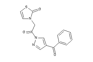 3-[2-(4-benzoylpyrazol-1-yl)-2-keto-ethyl]-4-thiazolin-2-one