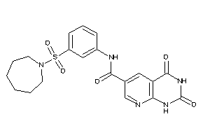 N-[3-(azepan-1-ylsulfonyl)phenyl]-2,4-diketo-1H-pyrido[2,3-d]pyrimidine-6-carboxamide