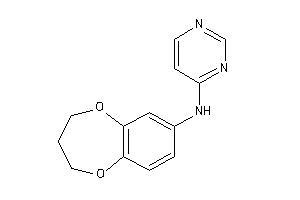 3,4-dihydro-2H-1,5-benzodioxepin-7-yl(4-pyrimidyl)amine