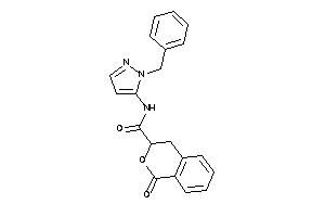 N-(2-benzylpyrazol-3-yl)-1-keto-isochroman-3-carboxamide