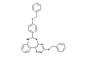 6-(4-benzoxyphenyl)-3-(benzylthio)-6,7-dihydro-[1,2,4]triazino[5,6-d][3,1]benzoxazepine