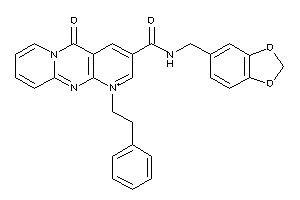 Keto-phenethyl-N-piperonyl-BLAHcarboxamide