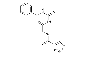 Image of Isothiazole-4-carboxylic Acid (2-keto-4-phenyl-3,4-dihydro-1H-pyrimidin-6-yl)methyl Ester