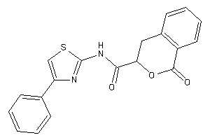 1-keto-N-(4-phenylthiazol-2-yl)isochroman-3-carboxamide