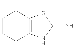 4,5,6,7-tetrahydro-3H-1,3-benzothiazol-2-ylideneamine
