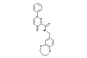 N-(3,4-dihydro-2H-1,5-benzodioxepin-7-ylmethyl)-4-keto-1-phenyl-pyridazine-3-carboxamide