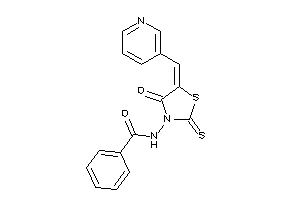 N-[4-keto-5-(3-pyridylmethylene)-2-thioxo-thiazolidin-3-yl]benzamide