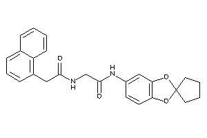 2-[[2-(1-naphthyl)acetyl]amino]-N-spiro[1,3-benzodioxole-2,1'-cyclopentane]-5-yl-acetamide