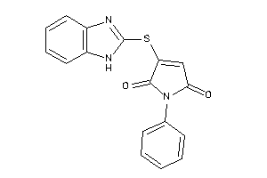 3-(1H-benzimidazol-2-ylthio)-1-phenyl-3-pyrroline-2,5-quinone