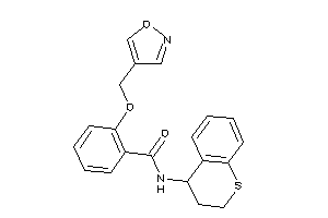 2-(isoxazol-4-ylmethoxy)-N-thiochroman-4-yl-benzamide