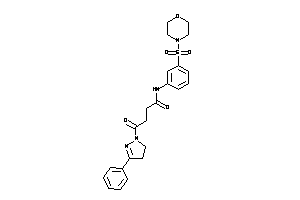 4-keto-N-(3-morpholinosulfonylphenyl)-4-(3-phenyl-2-pyrazolin-1-yl)butyramide