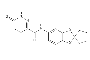 6-keto-N-spiro[1,3-benzodioxole-2,1'-cyclopentane]-5-yl-4,5-dihydro-1H-pyridazine-3-carboxamide