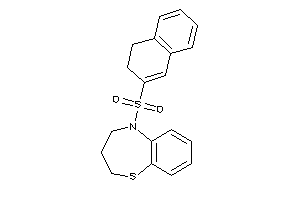 5-(3,4-dihydronaphthalen-2-ylsulfonyl)-3,4-dihydro-2H-1,5-benzothiazepine