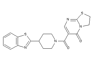 6-[4-(1,3-benzothiazol-2-yl)piperidine-1-carbonyl]-2,3-dihydrothiazolo[3,2-a]pyrimidin-5-one