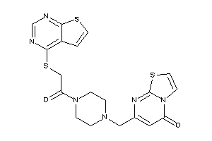 7-[[4-[2-(thieno[2,3-d]pyrimidin-4-ylthio)acetyl]piperazino]methyl]thiazolo[3,2-a]pyrimidin-5-one