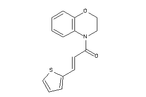 1-(2,3-dihydro-1,4-benzoxazin-4-yl)-3-(2-thienyl)prop-2-en-1-one