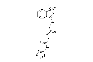 2-[(1,1-diketo-1,2-benzothiazol-3-yl)amino]acetic Acid [2-(isoxazol-3-ylamino)-2-keto-ethyl] Ester
