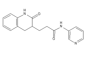 Image of 3-(2-keto-3,4-dihydro-1H-quinolin-3-yl)-N-(3-pyridyl)propionamide