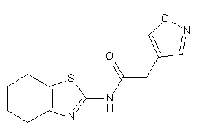 2-isoxazol-4-yl-N-(4,5,6,7-tetrahydro-1,3-benzothiazol-2-yl)acetamide