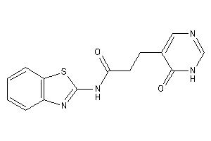 N-(1,3-benzothiazol-2-yl)-3-(6-keto-1H-pyrimidin-5-yl)propionamide