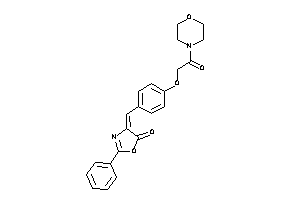 4-[4-(2-keto-2-morpholino-ethoxy)benzylidene]-2-phenyl-2-oxazolin-5-one