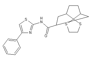N-(4-phenylthiazol-2-yl)spiro[1,3-dithiolane-2,8'-bicyclo[3.2.1]octane]-3'-carboxamide