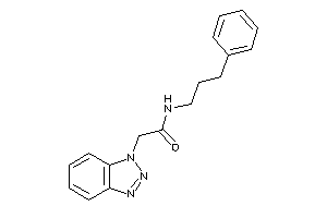 2-(benzotriazol-1-yl)-N-(3-phenylpropyl)acetamide