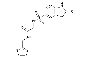 2-[(2-ketoindolin-5-yl)sulfonylamino]-N-(2-thenyl)acetamide