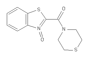 (3-keto-1,3-benzothiazol-2-yl)-thiomorpholino-methanone