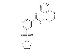 3-pyrrolidinosulfonyl-N-thiochroman-4-yl-benzamide