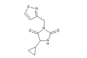 5-cyclopropyl-3-(isoxazol-3-ylmethyl)hydantoin