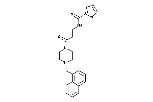 Image of N-[3-keto-3-[4-(1-naphthylmethyl)piperazino]propyl]-2-furamide