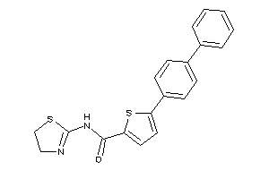 5-(4-phenylphenyl)-N-(2-thiazolin-2-yl)thiophene-2-carboxamide