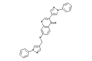 3-(1-phenylpyrazol-4-yl)-7-[(1-phenylpyrazol-4-yl)methoxy]chromone