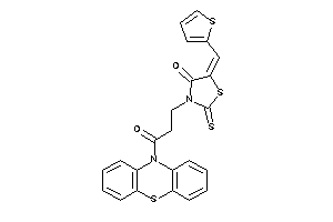 Image of 3-(3-keto-3-phenothiazin-10-yl-propyl)-5-(2-thenylidene)-2-thioxo-thiazolidin-4-one