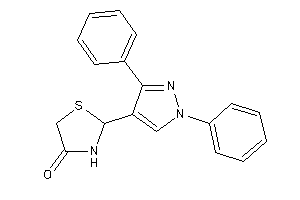 2-(1,3-diphenylpyrazol-4-yl)thiazolidin-4-one