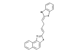 2-[4-(3H-1,3-benzothiazol-2-ylidene)but-1-enyl]benzo[e][1,3]benzothiazole