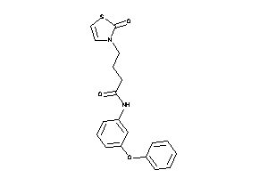 4-(2-keto-4-thiazolin-3-yl)-N-(3-phenoxyphenyl)butyramide