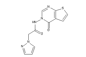 N-(4-ketothieno[2,3-d]pyrimidin-3-yl)-2-pyrazol-1-yl-acetamide