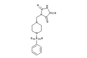 1-[(4-besylpiperazino)methyl]imidazolidine-2,4,5-trione