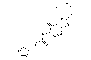 N-(ketoBLAHyl)-3-pyrazol-1-yl-propionamide