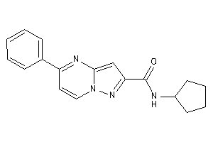 N-cyclopentyl-5-phenyl-pyrazolo[1,5-a]pyrimidine-2-carboxamide