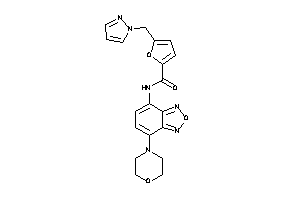 N-(7-morpholinobenzofurazan-4-yl)-5-(pyrazol-1-ylmethyl)-2-furamide