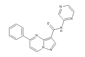 5-phenyl-N-pyrazin-2-yl-pyrazolo[1,5-a]pyrimidine-3-carboxamide