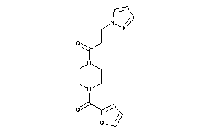 Image of 1-[4-(2-furoyl)piperazino]-3-pyrazol-1-yl-propan-1-one