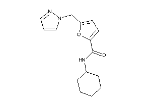 N-cyclohexyl-5-(pyrazol-1-ylmethyl)-2-furamide