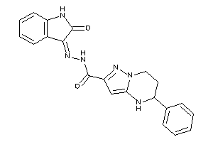 N-[(2-ketoindolin-3-ylidene)amino]-5-phenyl-4,5,6,7-tetrahydropyrazolo[1,5-a]pyrimidine-2-carboxamide