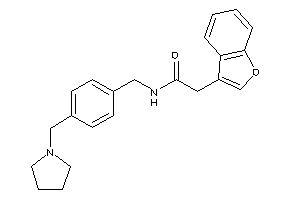 2-(benzofuran-3-yl)-N-[4-(pyrrolidinomethyl)benzyl]acetamide