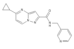 5-cyclopropyl-N-(3-pyridylmethyl)pyrazolo[1,5-a]pyrimidine-2-carboxamide